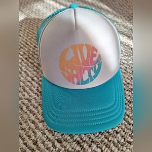 SALT LIFE  "Live Salty" Trucker style mesh snap back for women